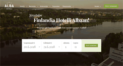 Desktop Screenshot of hotellialba.fi