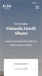 Mobile Screenshot of hotellialba.fi