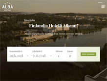 Tablet Screenshot of hotellialba.fi